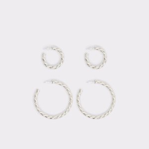 Aldo Aderima Hoop Ohrringe Silber | WDI-264937