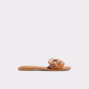 Aldo Adwilaviel Badelatschen Sandal Sandalen Braun Mehrfarbig | KAL-157486