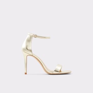 Aldo Afendaven Absatz Sandal - Stiletto Hohe Schuhe Gold | HDW-432958