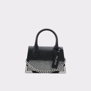 Aldo Ailalla Top Handle Clutch Tasche Schwarz | ONP-349208