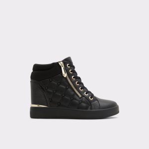 Aldo Ailannah High Top - Wedge Sneakers Schwarz | JUX-350716