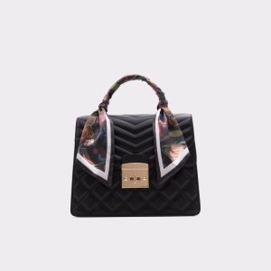 Aldo Airyy Top Handle Handtasche Schwarz | NMC-640238