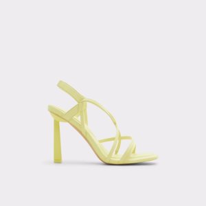 Aldo Amilia Riemchen Absatz Sandal Sandalen Hellgelb | FYR-735149
