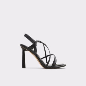 Aldo Amilia Riemchen Absatz Sandal Sandalen Schwarz | OYR-856704
