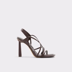 Aldo Amilia Riemchen High Sandal Sandalen Dunkelbraun | QNP-453827