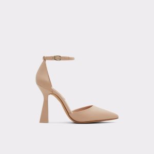 Aldo Ardcarn Riemchen Absatz Blockabsatz Beige | AWD-721609