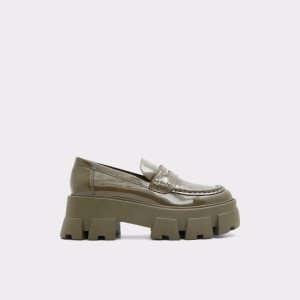 Aldo Bigshow - Lug Sole Mules Khaki | YXM-719380