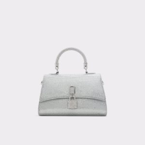Aldo Blinggyx Top Handle Clutch Tasche Silber | AEM-394058
