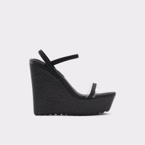 Aldo Bodish Wedge Sandal - Wedge Sandalen Schwarz | TFW-567128