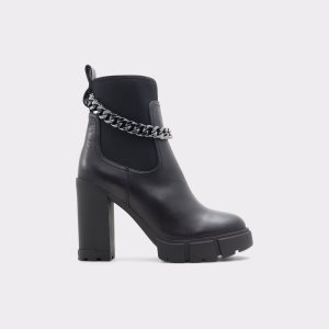 Aldo Bolder - Lug Sole Chelsea Boots Schwarz | GCY-475026