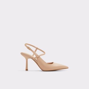 Aldo Brunette Riemchen Absatz Hohe Schuhe Beige | WMQ-143698