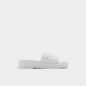 Aldo Carreaux Badelatschen Sandal - Flatform Sandalen Weiß | VSD-410632