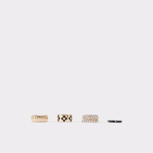 Aldo Caylan Ring Schwarz Gold Mehrfarbig | SPO-049367
