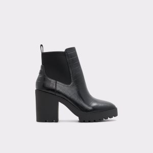 Aldo Chetta - Lug Sole Chelsea Boots Schwarz | IXR-167308
