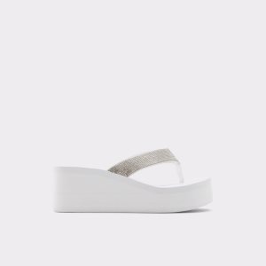Aldo Chima Flip Flops Sandalen Weiß | XKO-674103