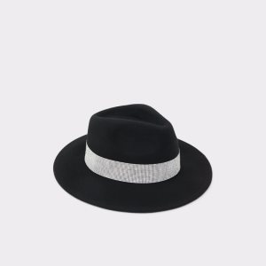 Aldo Coemas Fedora Hüte Schwarz Silber Mehrfarbig | VNC-623570