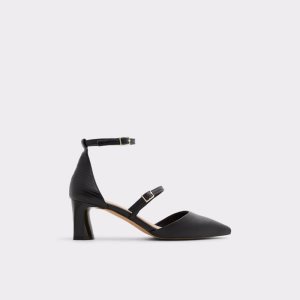 Aldo Collette Riemchen Absatz Blockabsatz Schwarz | LTR-802675