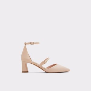 Aldo Collette Riemchen Absatz Blockabsatz Rosa | XPL-395276