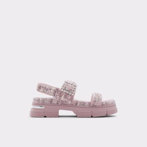 Aldo Corinne Flache Sandal - Lug Sole Sandalen Rosa | JHW-340259