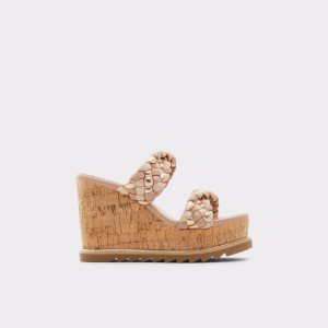 Aldo Corky Wedge Sandal - Wedge Sandalen Beige Mehrfarbig | WLR-490638