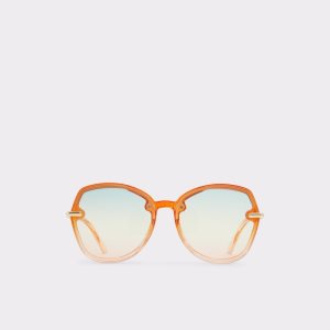 Aldo Cortegaca Round Sonnenbrille Hellorange | DJQ-521769