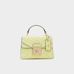 Aldo Cottin Top Handle Handtasche Hellgelb | VFP-948631