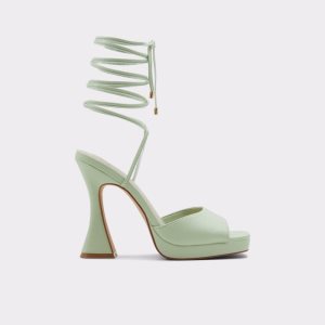 Aldo Daphnee High Sandal - Blockabsatz Hellgrün | RUF-984213