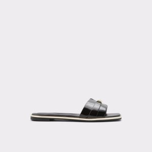 Aldo Darine Badelatschen Sandal Sandalen Schwarz | QAP-539842