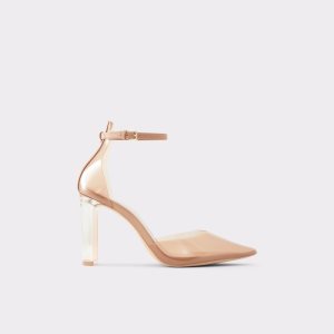 Aldo Deedee Riemchen Absatz - Cup Sole Hohe Schuhe Beige | MDA-096725