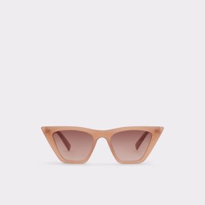 Aldo Derras Cat Eye Sonnenbrille Beige | KHZ-105387
