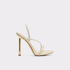 Aldo Dorah Sling Back Absatz Sandal Sandalen Gold | CZJ-387645