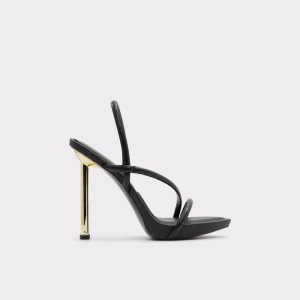 Aldo Dorah Sling Back Absatz Sandal Sandalen Schwarz | ZOE-845126