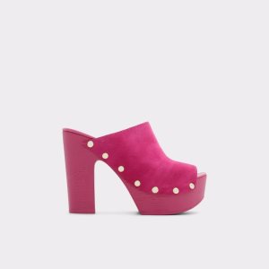 Aldo Drenania Absatz Mule - Plateforme Plateauschuhe Rosa | ROE-540379