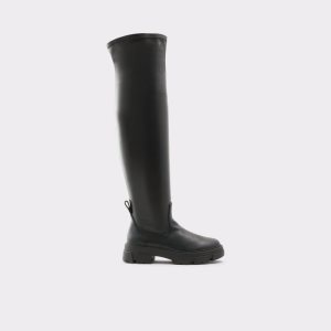 Aldo Dweradia Over-the-knee - Lug Sole Hohe Stiefel Schwarz | GBY-148236