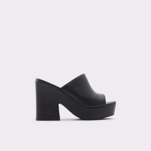Aldo Ellara High Badelatschen Sandal - Plateauschuhe Schwarz | ZPJ-702538