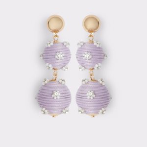 Aldo Emblem Statement Ohrringe Helllila | OMZ-094317