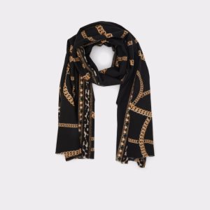 Aldo Enobadanten Scarf Hüte Schwarz Gold Mehrfarbig | IZP-580173