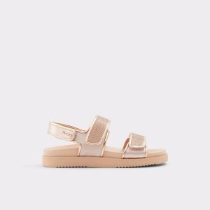 Aldo Eowiliwia Sling Back Flache Sandal Sandalen Rosa Gold | VYZ-803921