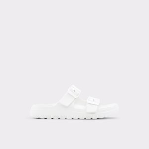 Aldo Eteiven Badelatschen Sandal Sandalen Weiß | JGX-150793