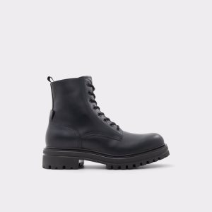 Aldo Falconer Spitze-up - Lug Sole Schnürstiefel Schwarz | FSQ-592403