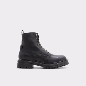 Aldo Falconer Spitze-up - Lug Sole Schnürstiefel Schwarz | NYL-739685