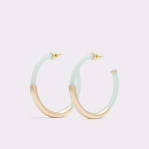 Aldo Giondra Hoop Ohrringe Hellgrün | VOB-103582