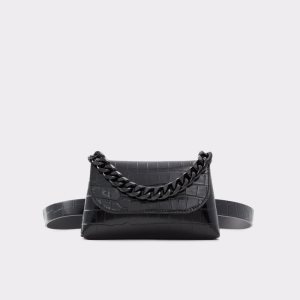 Aldo Glamverse Fanny Pack Rucksäcke Schwarz | GSH-371402