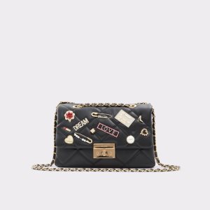 Aldo Glievia crossbody taschen Schwarz | YZQ-760251