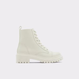 Aldo Goer - Lug Sole Kampfstiefel Weiß | IKQ-476501