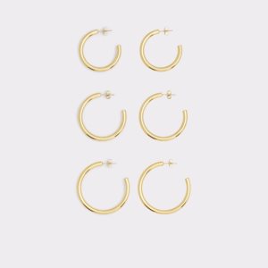 Aldo Goldihoop Hoop Ohrringe Gold | KNC-895603