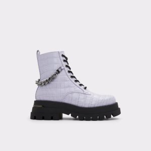 Aldo Grandeur - Lug Sole Kampfstiefel Lila | COT-284630