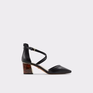 Aldo Grarwen Riemen Absatz Blockabsatz Schwarz | RTO-618047