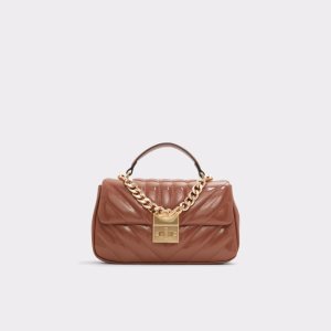 Aldo Hayssx Top Handle Handtasche Dunkelbraun | QEZ-932147