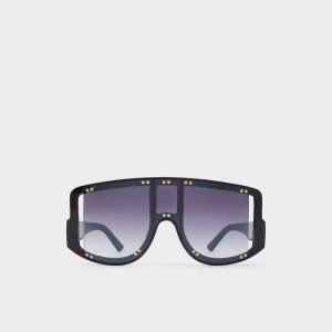 Aldo Javabriclya Shield Sonnenbrille Schwarz Gold Mehrfarbig | UCZ-309571
